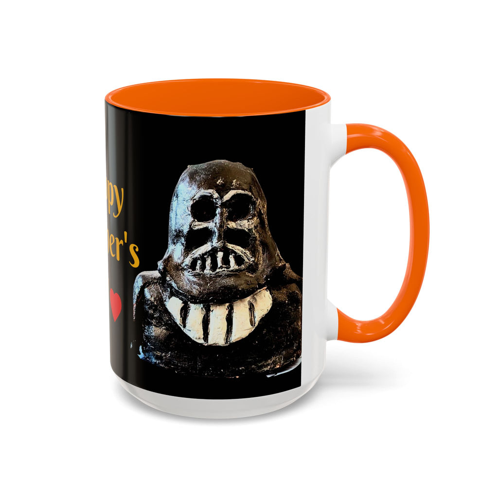 Father’s Day Coffee Mug – "Happy Father's Day" Black Accent Ceramic Mug (11/15oz)