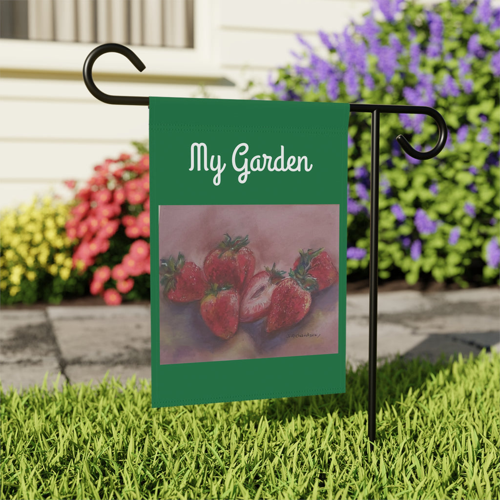 My Strawberry Garden Flag –  Banner