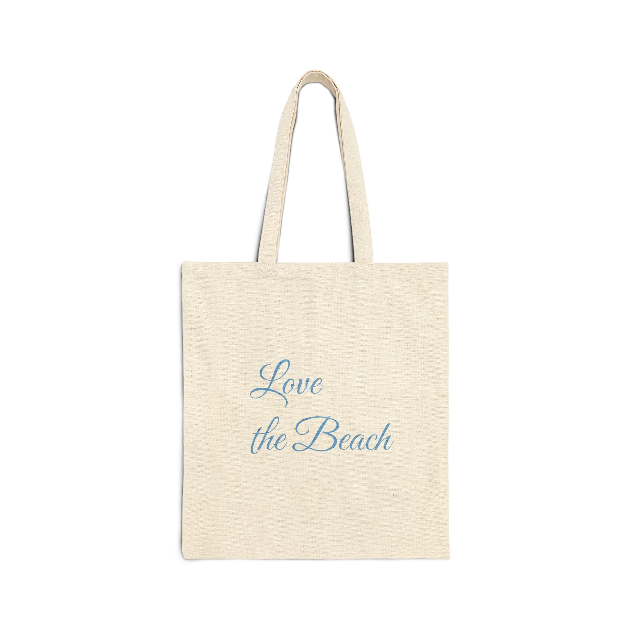 Original beach painting by JR,  printed on a Canvas Tote Bag —