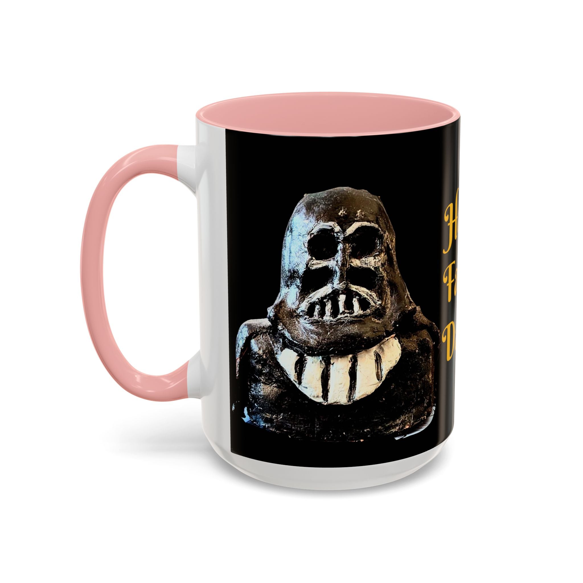 Father’s Day Coffee Mug – "Happy Father's Day" Black Accent Ceramic Mug (11/15oz)