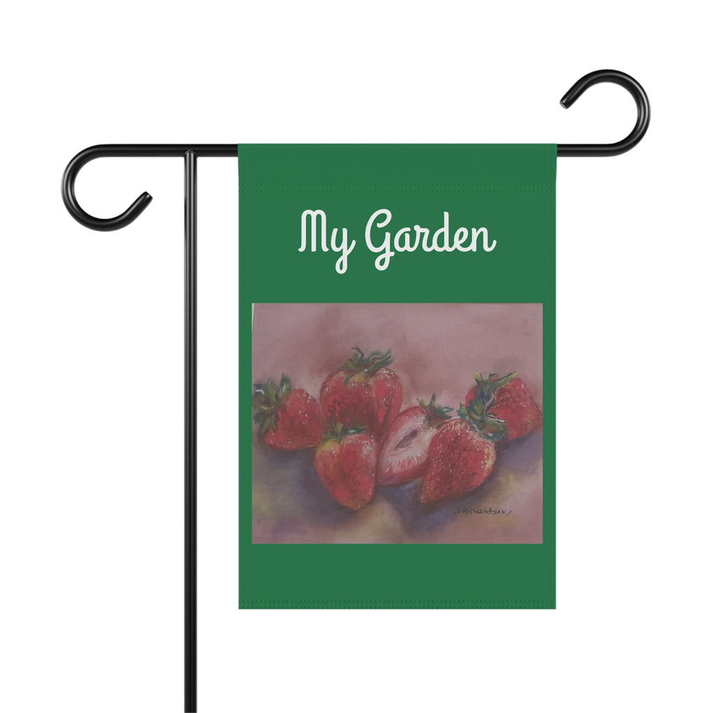 My Strawberry Garden Flag –  Banner