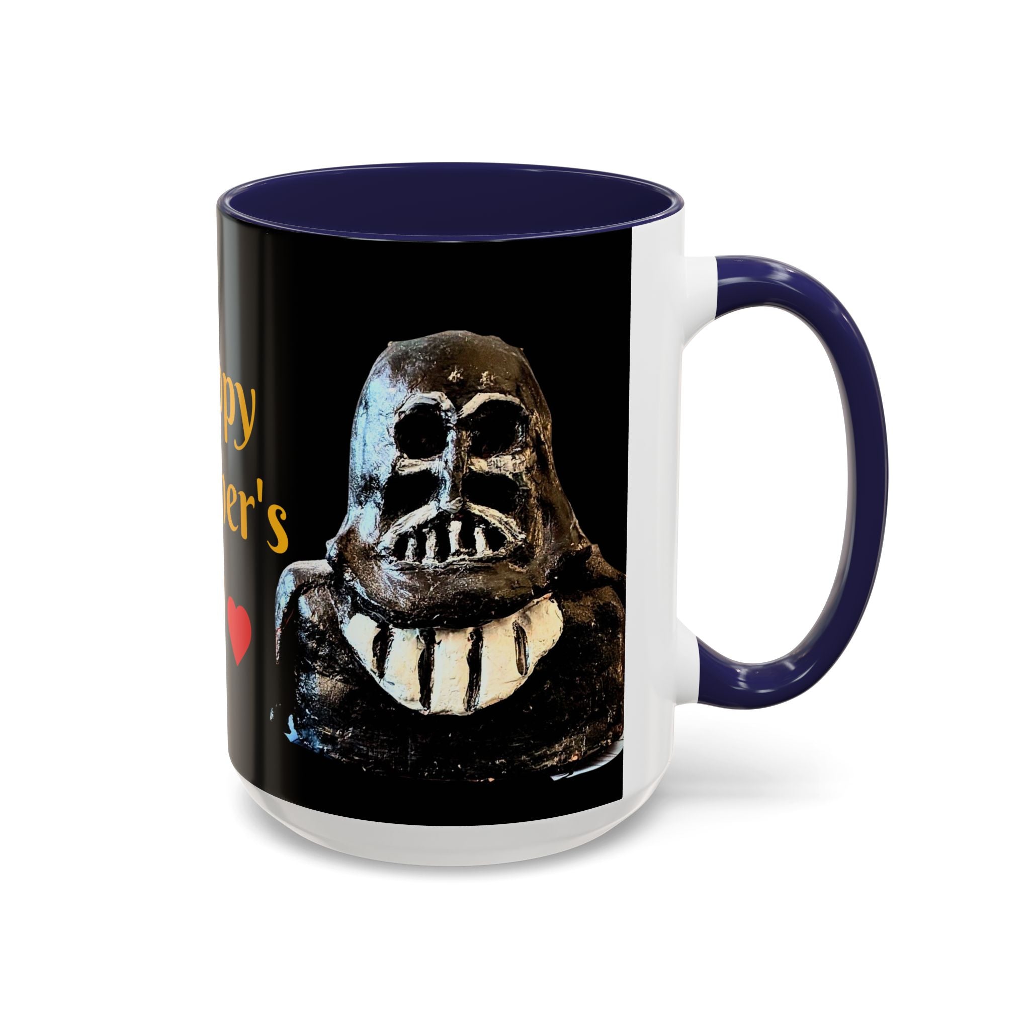 Father’s Day Coffee Mug – "Happy Father's Day" Black Accent Ceramic Mug (11/15oz)