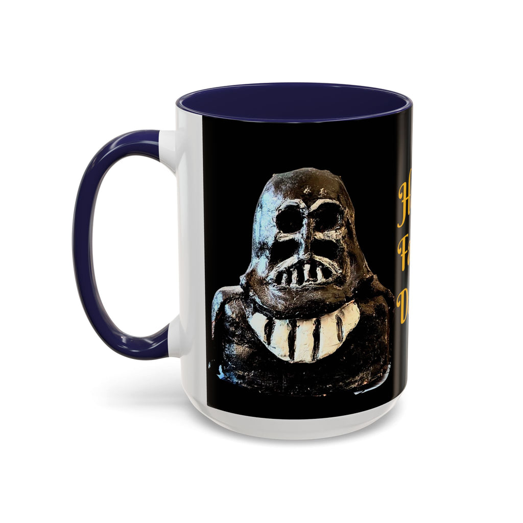 Father’s Day Coffee Mug – "Happy Father's Day" Black Accent Ceramic Mug (11/15oz)