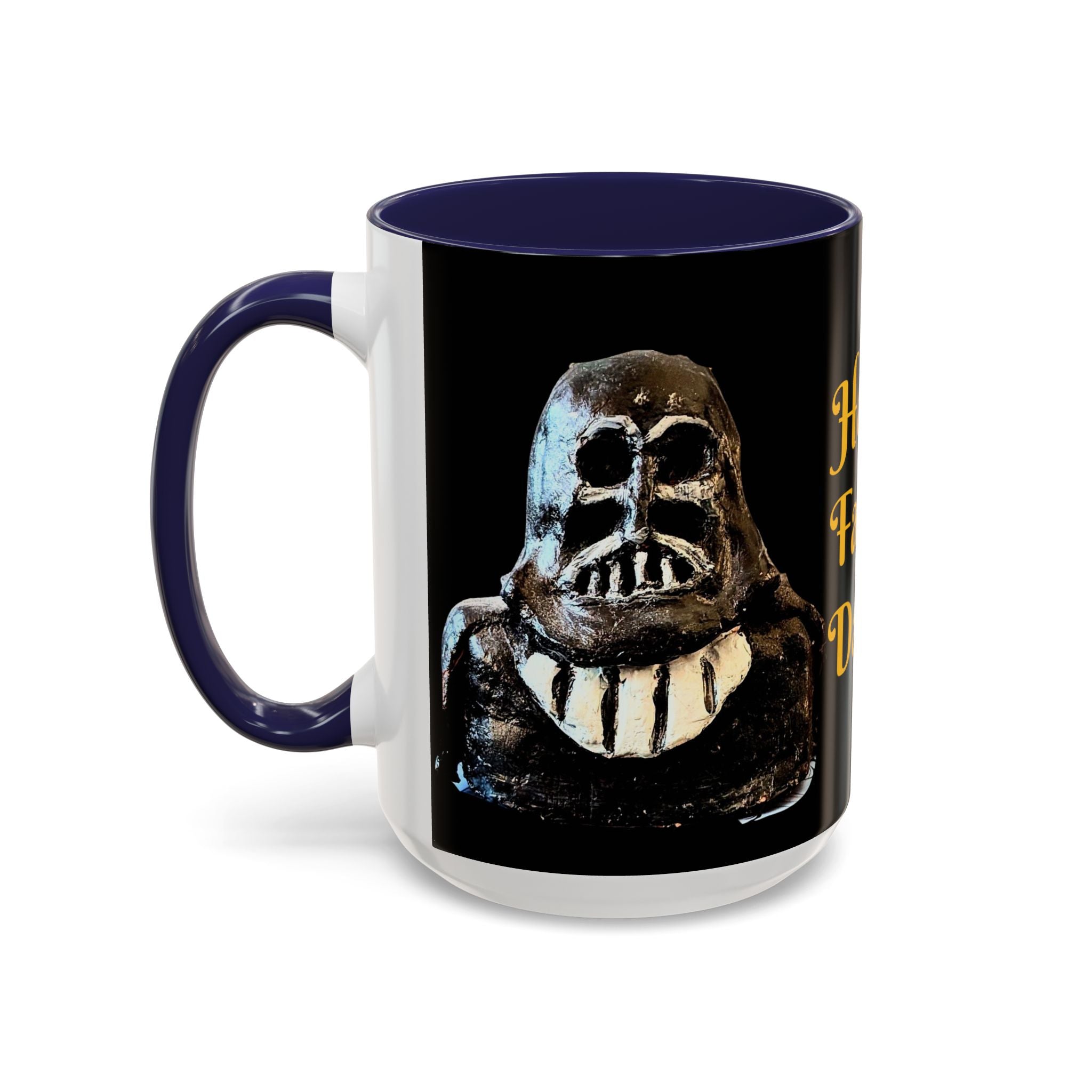 Father’s Day Coffee Mug – "Happy Father's Day" Black Accent Ceramic Mug (11/15oz)
